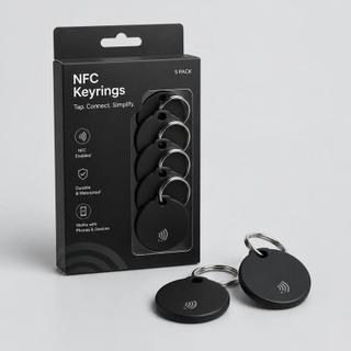 NFC Keyrings (5 pack) – Lets Connect, Wolverhampton