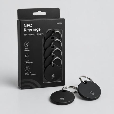 NFC Keyrings (5 pack)